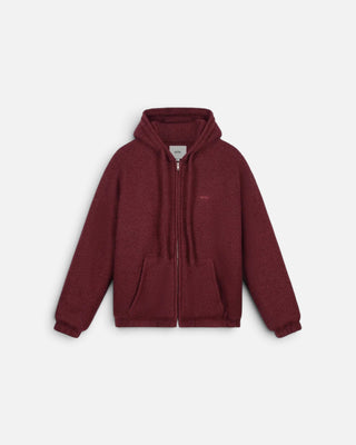 Arte Antwerp Boiled Wool Jacket Bordeaux