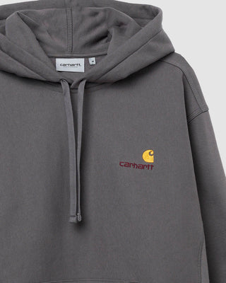 Carhartt WIP Hooded American Script Sweatshirt Sweat Porphyry