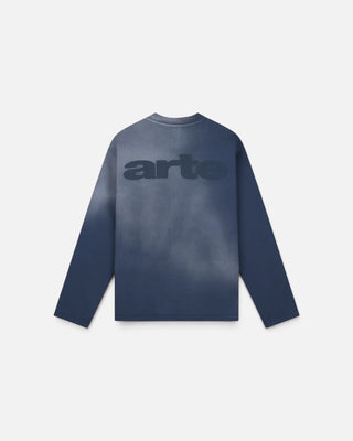 Arte Antwerp Stencil Sunfade Longsleeve Navy