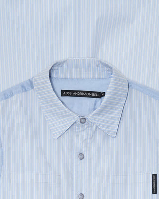 Andersson Bell Aprol Mesh Panel Shirt Sky Blue