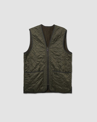 Barbour Polarquilt Waistcoat Zip Liner Olive