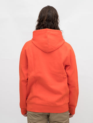 Carhartt WIP Hooded Chase Sweatshirt Orange/Gold