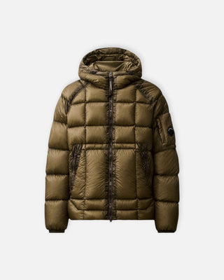 C.P. Company D.D. Shell Medium Jacket Hooded Puffer Jacket Fallen Rock