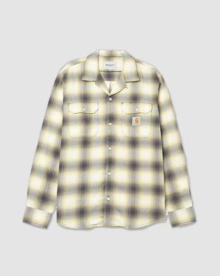 Carhartt WIP L/S Blanchard Shirt Blanchard Check/Arctic Lime