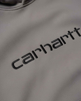 Carhartt WIP Hooded Carhartt Sweatshirt Shady Grey/Dark Navy