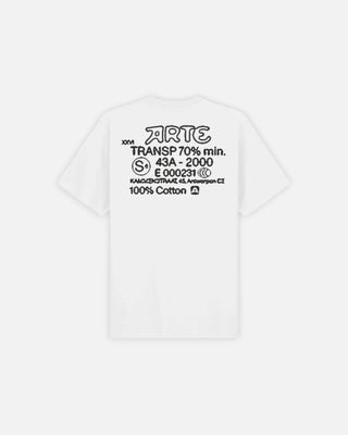 Arte Antwerp Serial Stamp T-shirt White