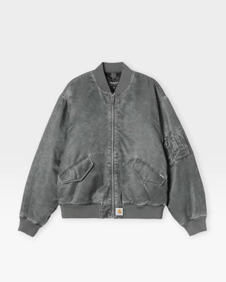 Carhartt WIP Orman Bomber Twill Raven Heavy Enzyme Wash