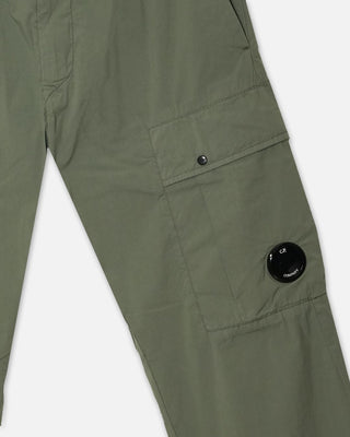 C.P Company 50 Fili Stretch Elasticated Lens Cargo Pants Laurel Wreat