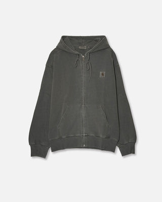 Carhartt WIP Hooded Nelson Jacket Black Garment Dyed