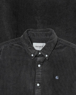 Carhartt WIP L/S Madison Cord Shirt Graphite/Graphite