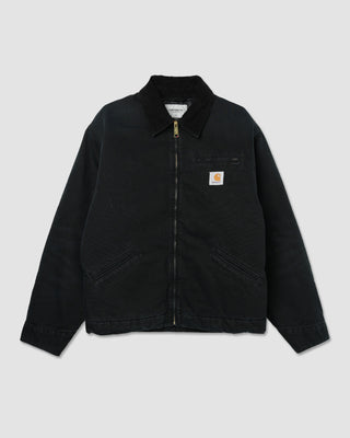 Carhartt WIP OG Detroit Jacket Black/Black stone canvas