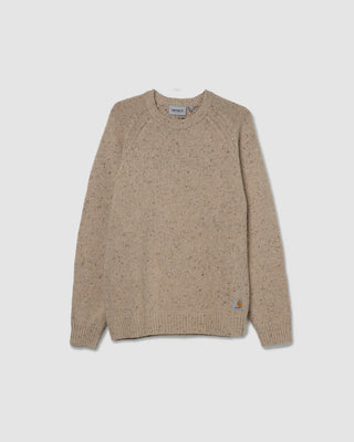 Carhartt WIP Anglistic Sweater Speckled Fleur de Sel