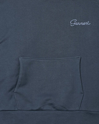 Garment Workshop Double Layer Hoodie With Double Embroidery Midnight Navy