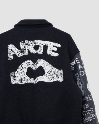 Arte Antwerp Art Saves College Jacket Navy