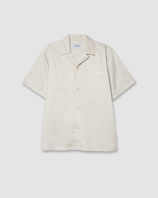 Carhartt WIP S/S Delray Shirt Fleur de Sel/White