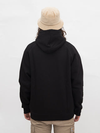 Carhartt WIP Hooded Chase Sweatshirt Black/Gold