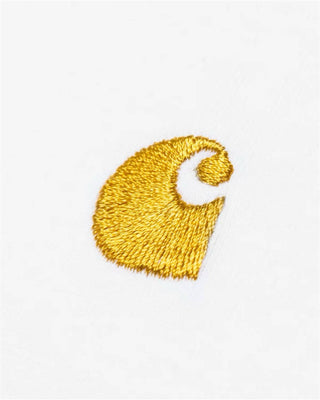 Carhartt WIP Chase T-Shirt White/Gold