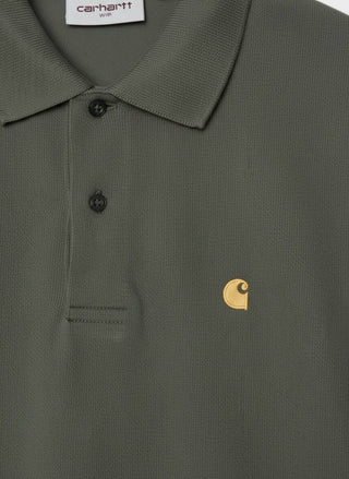 Carhartt WIP S/S Chase Pique Polo Leaf/Gold