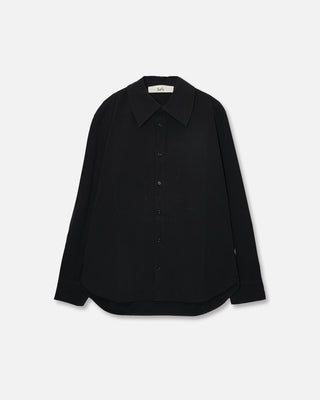 Sèfr Trino Shirt Black Fine Poplin