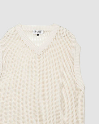 Silted Palau Net Knit Off White