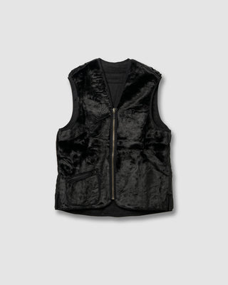 Barbour Warm Pile Waistcoat Zip Black