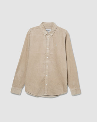 Carhartt WIP L/S Madison Cord Shirt Wall/Wall