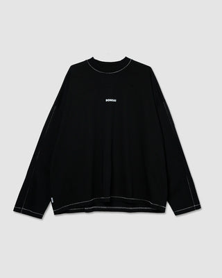 Bonsai Box Logo Longsleeve Tee Black -1i-f-1
