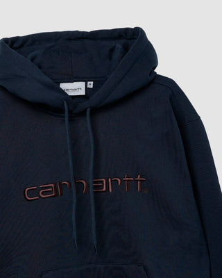 Carhartt WIP Hooded Carhartt Sweatshirt Sweat Deep Night / Palisander