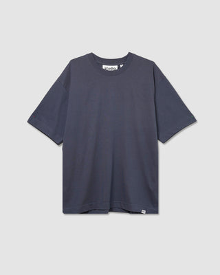 Studio Oversized T-Shirt Blue Melange