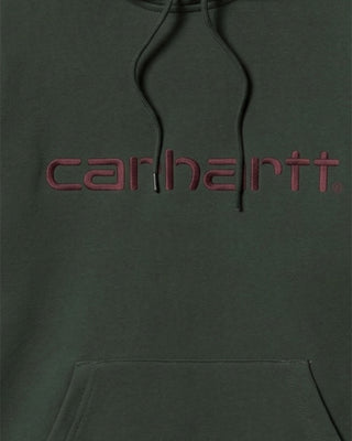 Carhartt WIP Hooded Carhartt Sweatshirt Dark Scarab/Palisander
