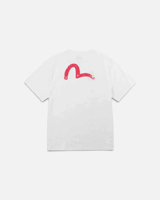 Evisu Ej Osaka Rose Tee White