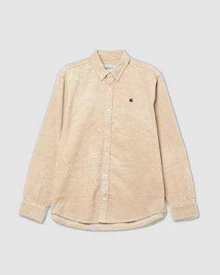 Carhartt WIP Madison Cord Shirt Wall/Black