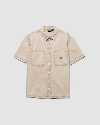 Dickies Newington Shirt Double Dye Acid Wash Sandstone