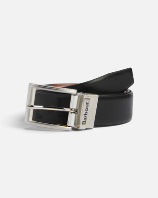 Barbour Fife Reversible Leather Belt Black/Brown