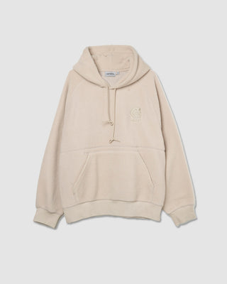 Carhartt WIP Hooded Helix Sweatshirt Fleur De Sel / Wall -moblatoc