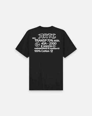 Arte Antwerp Serial Stamp T-shirt Black