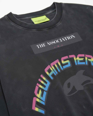 New Amsterdam Surf Association Announcement Tee Black