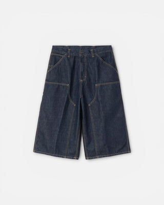 Carhartt WIP OG Double Knee Long Short Blue rinsed