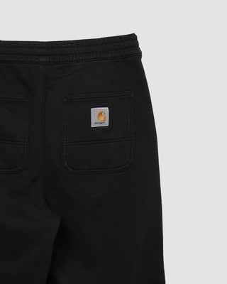 Carhartt WIP Double Knee Sweat Pant Black stone washed