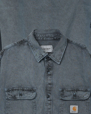 Carhartt WIP Tigan Shirt jacket Black/Blue Fog
