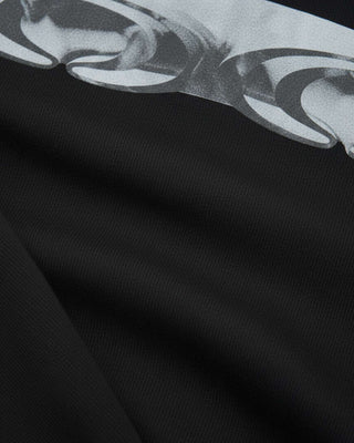 Rains Classic Zip Hoodie Splash 3D Black