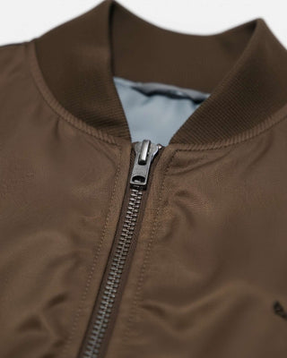 New Amsterdam Surf Association Reversible Bomber Jacket Brown/Sea