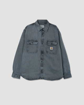 Carhartt WIP Tigan Shirt jacket Black/Blue Fog