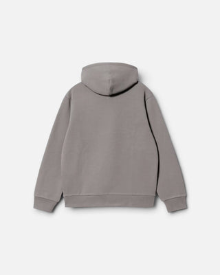 Carhartt WIP Hooded Carhartt Sweatshirt Shady Grey/Dark Navy
