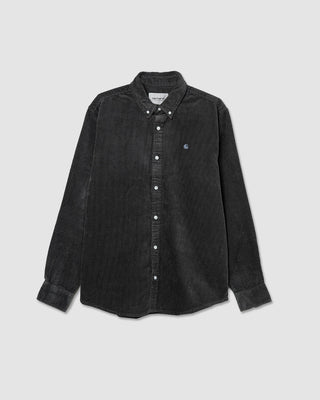 Carhartt WIP L/S Madison Cord Shirt Graphite/Graphite