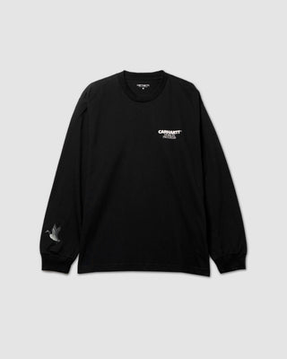 Carhartt WIP L/S Ducks T-Shirt Black