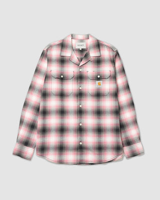 Carhartt WIP L/S Blanchard Shirt Blanchard Check/Charm Pink