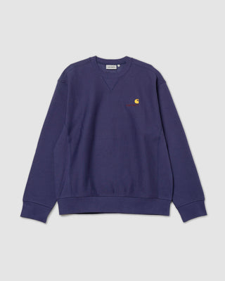 Carhartt WIP American Script Sweatshirt Aura