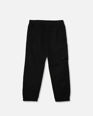 C.P Company Cotton/Linen Cargo Pants Black