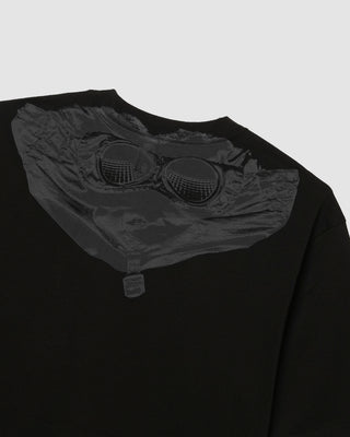 C.P. Company 30/1 Jersey Short Sleeve Goggle T-Shirt Black